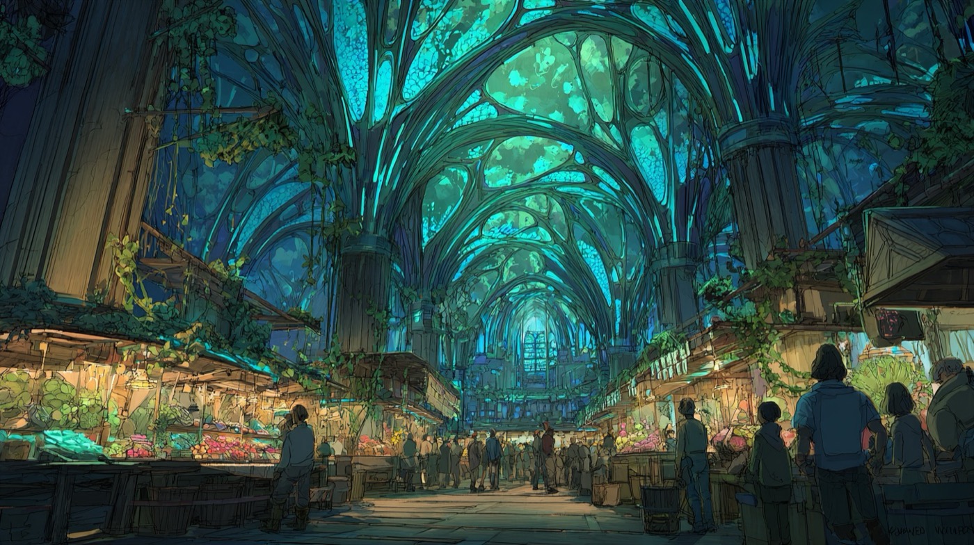 Le grand marche couvert de Genomia