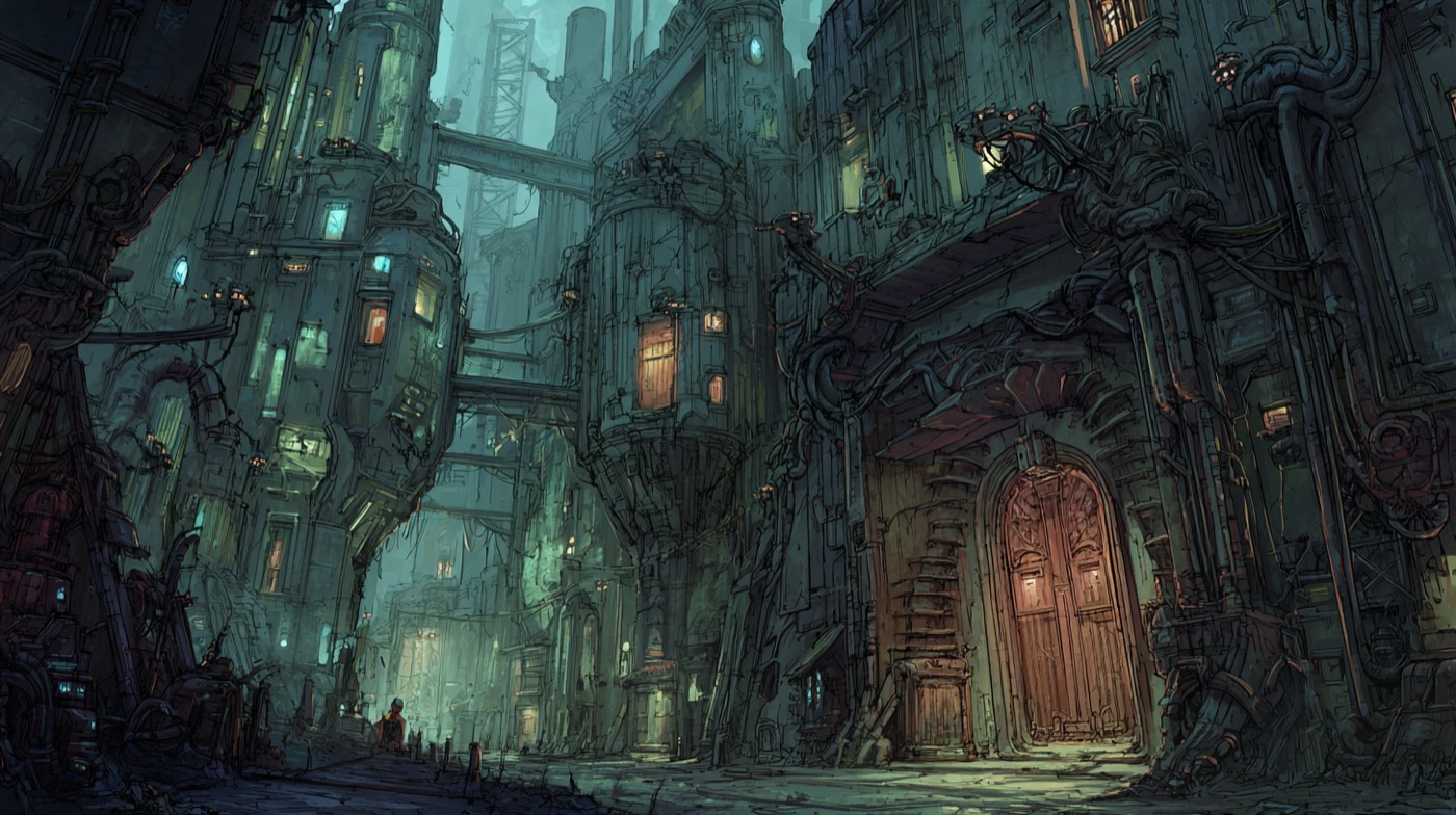 Zone necrosee — materiaux retournes a l'etat inerte