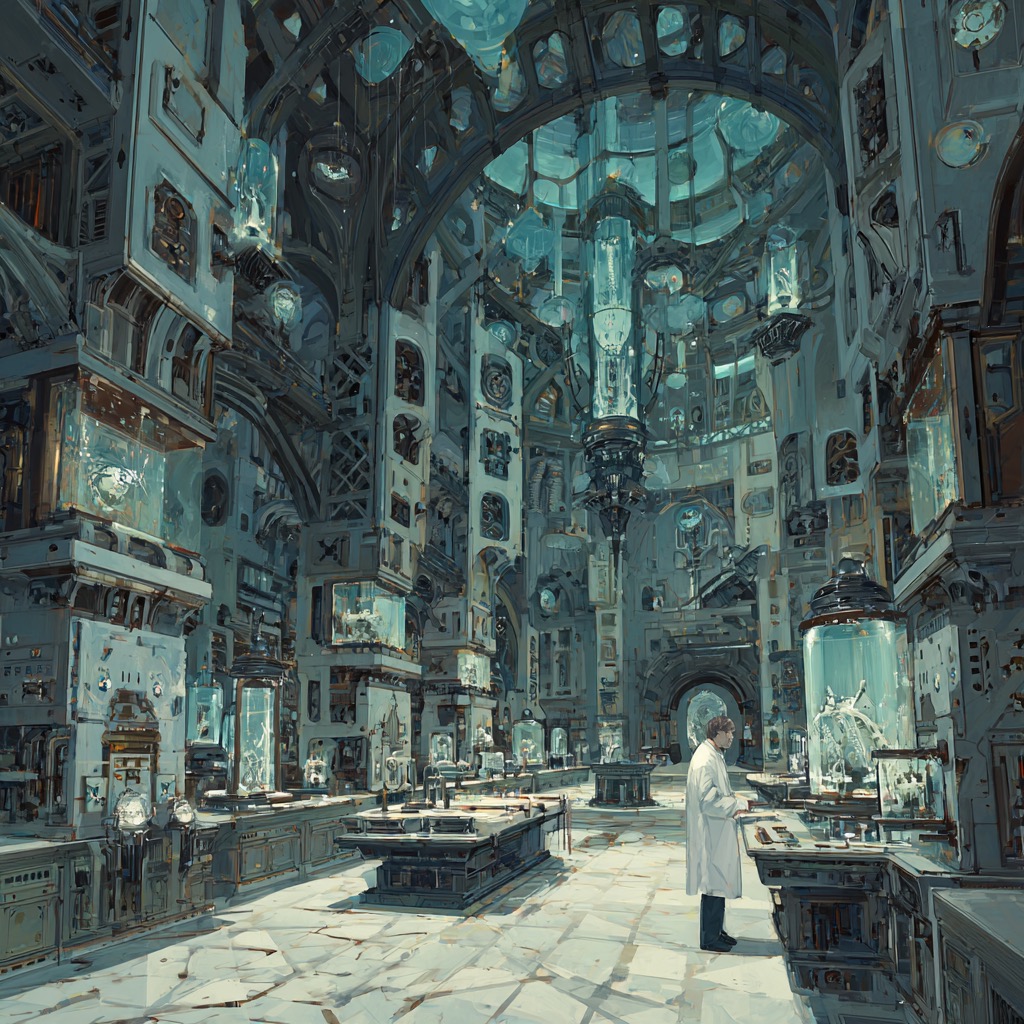 Le palais Verace — cathedrale clinique de verre et metal