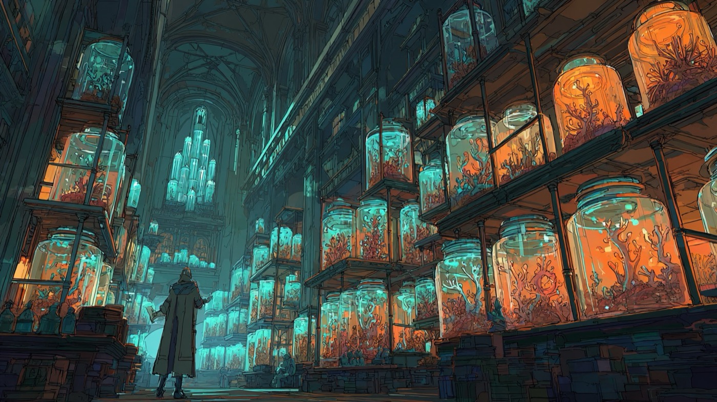 La Grande Bibliotheque des Scripteurs — ou chaque recette du vivant est conservee