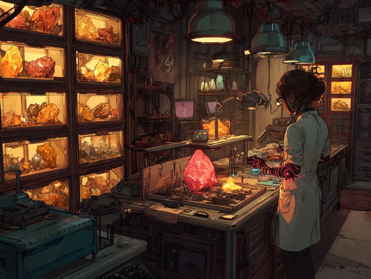 Atelier de greffes — instruments d'acier cultive