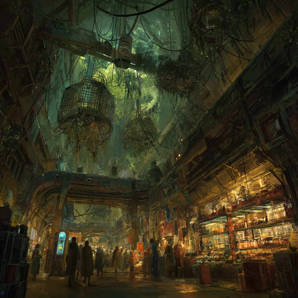 Les ruelles du Grand Marche — dense, vivant, chaotique